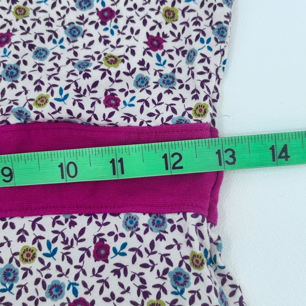 Tea Collection Floral Dress Girls Size 10 Purple Long Sleeve Wrap Style Boho - Picture 6 of 8